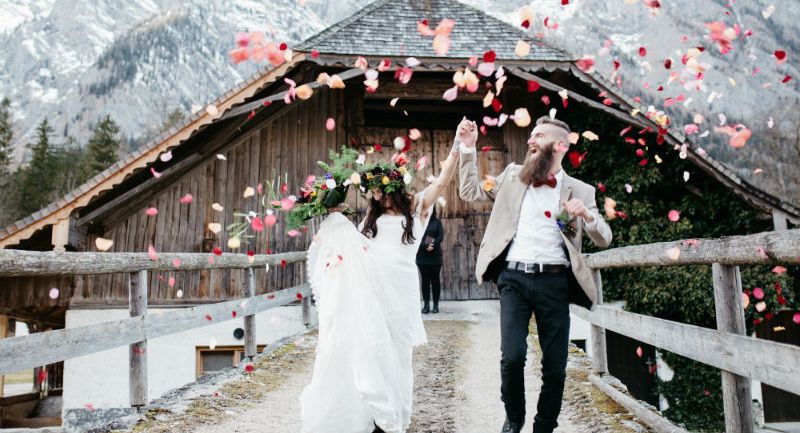 Hochzeitslieder für den Auszug