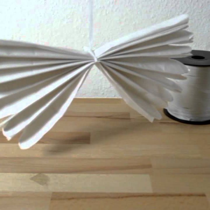 Seidenpapier Pompoms selber machen