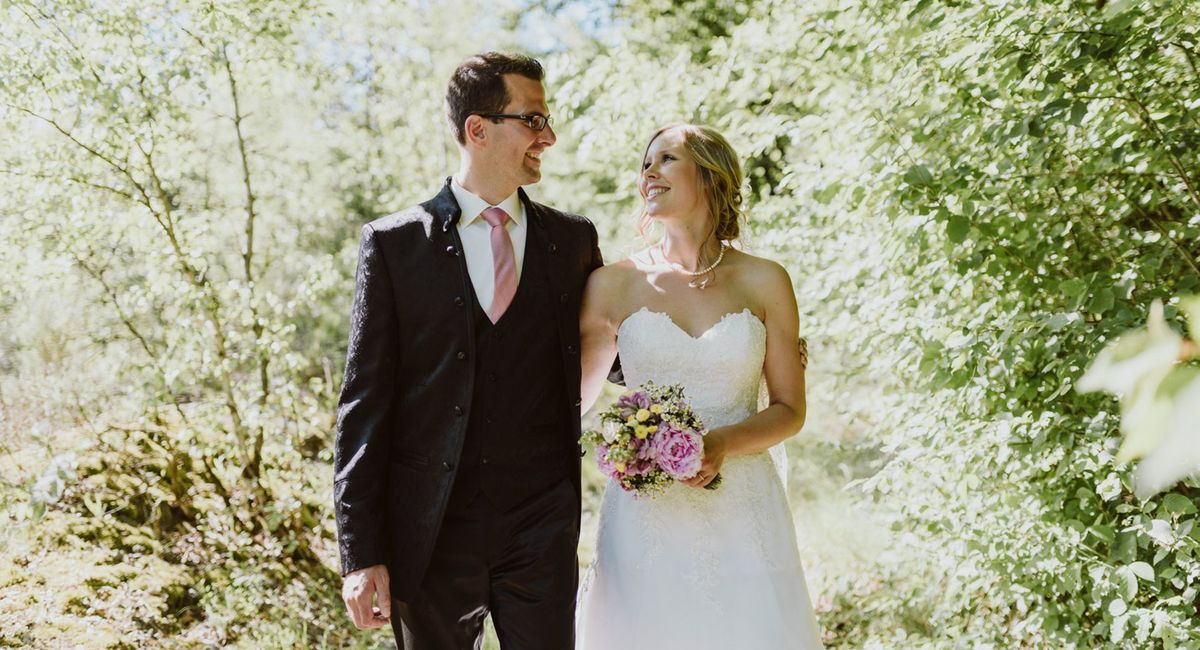 Freudentränentaschentücher für die Hochzeit