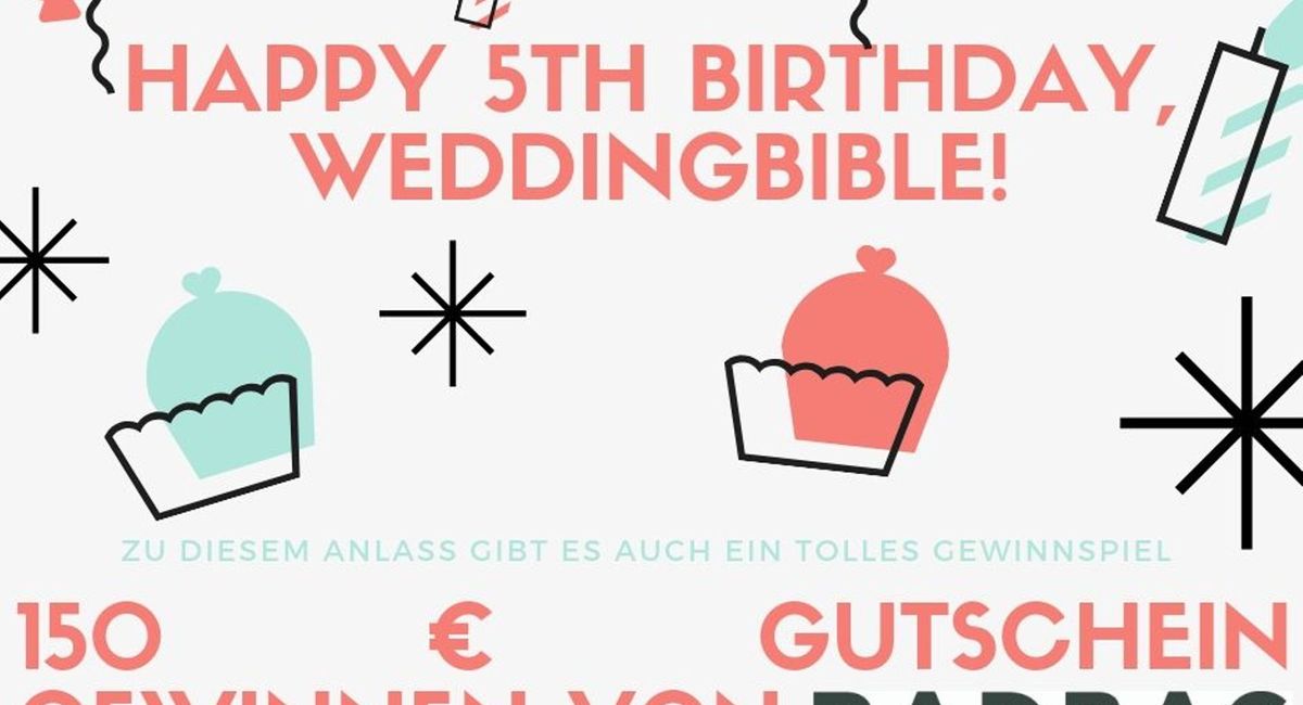 Happy 5th birthday, weddingbible!