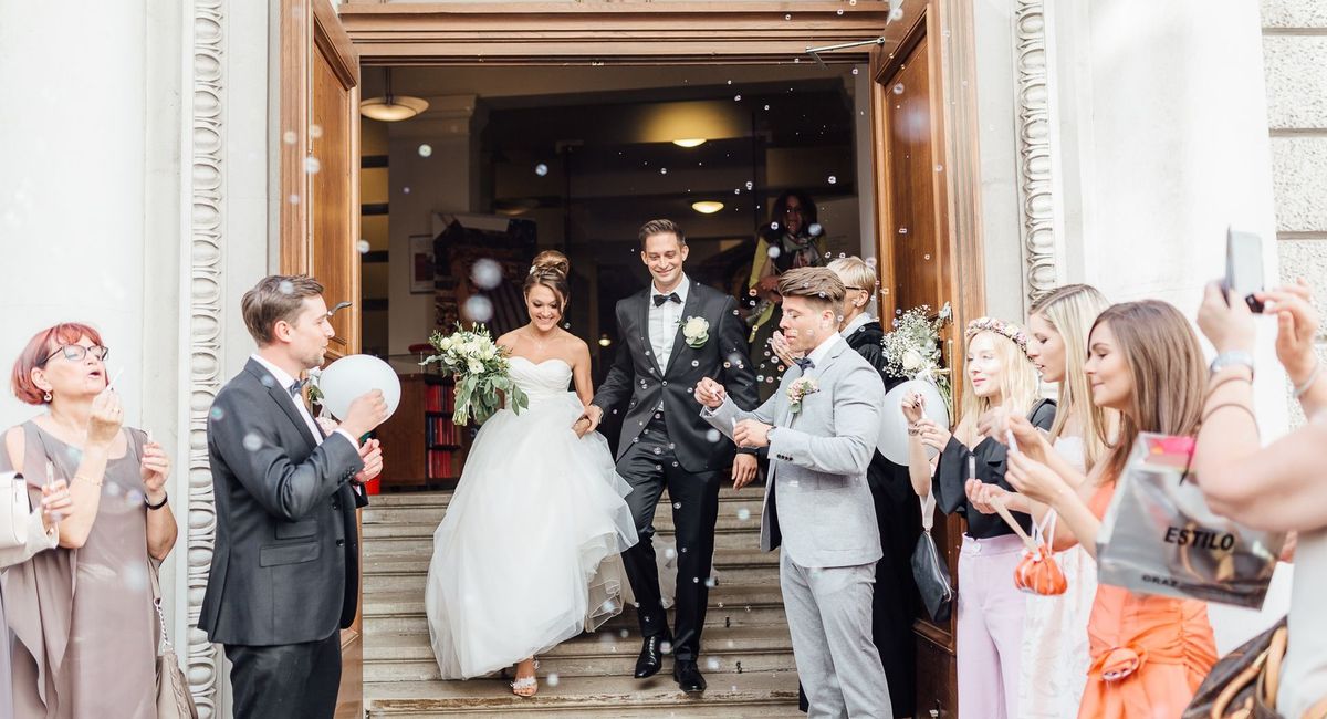 Sommerliche Hochzeit im noblen Wiener Innenstadtpalais Coburg