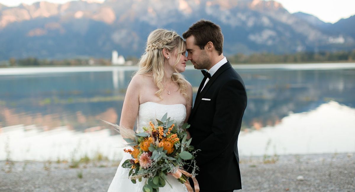 After Wedding Shooting in den Bergen