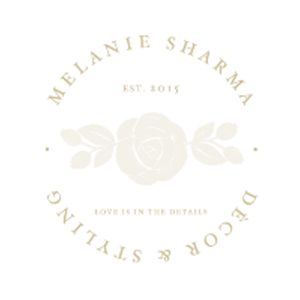 Melanie Sharma wedding décor & styling