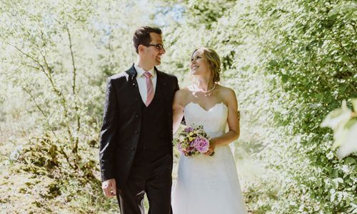 Freudentränentaschentücher für die Hochzeit