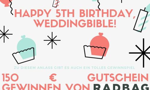 Happy 5th birthday, weddingbible!