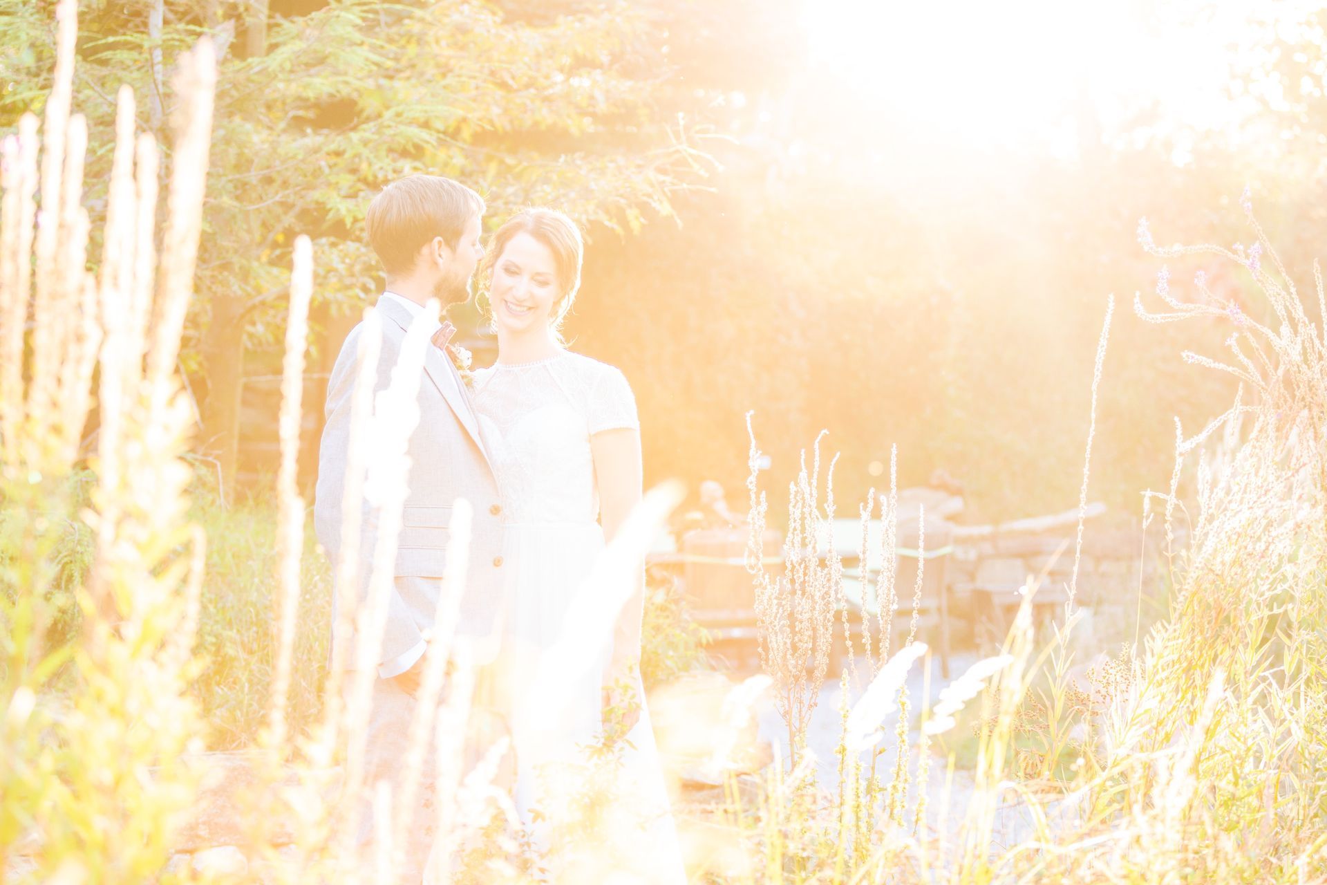 Hochzeit im Garten der Liebe