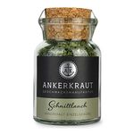 Ankerkraut Schnittlauch, für Rührei, Soßen, Eintöpfe, 8g im Korkenglas, Omlette Frühstück, Lecker-Momente, Lauch im Glas für Küche, Kräuter mit Geschmack