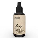 KAIZEN Lavendel Kissenspray zum Einschlafen mit beruhigendem Aroma - Wohltuendes Lavendelspray für Kopfkissen fördert als Einschlafspray die Regeneration & Schlaf, Pillow Spray für Kissen [100ml]