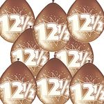 8 Luftballons * PETERSILIEN HOCHZEIT * als Deko für Party zur 12,5 Jahren Ehe | Set Petersilienhochzeit Hochzeit