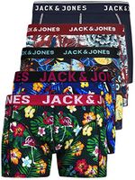 JACK & JONES Herren Unterhosen 5er Set / Pack Sale Männer Marken Boxershorts Weiss schwarz blau grau Shorts Trunks 95% Baumwolle S M L XL XXL (S, 5er Pack Mix 1)