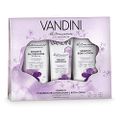 VANDINI Sensitive Wellness Geschenkset Frauen - Beauty Set mit Body Lotion, Duschgel & Handcreme - Pflegeset für Damen mit Bodylotion, Pflegedusche & Handbalsam für sensible Haut - Körperpflege Set