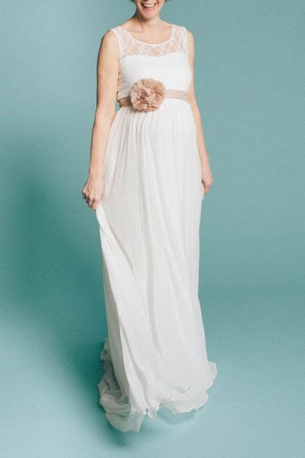 Modetipps für schwangere Bräute 1