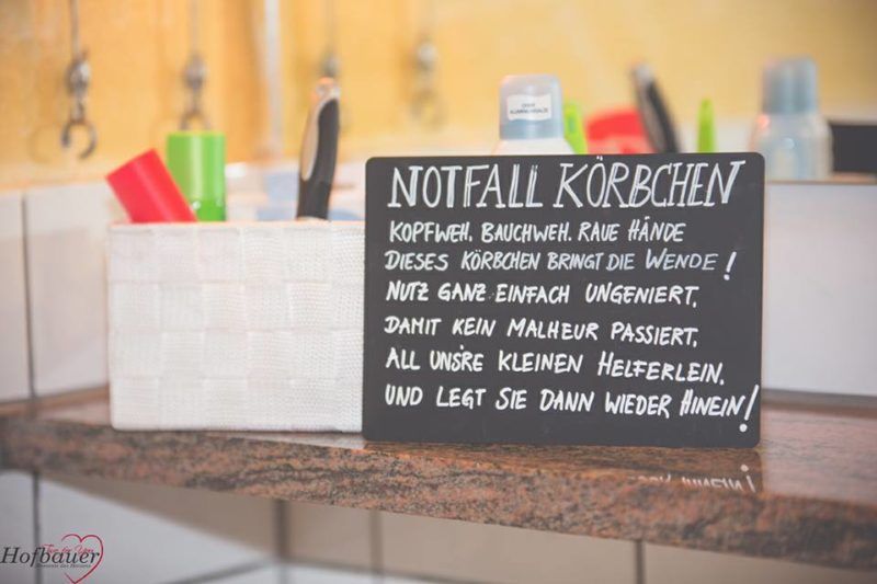 Notfallkörbchen Hochzeit