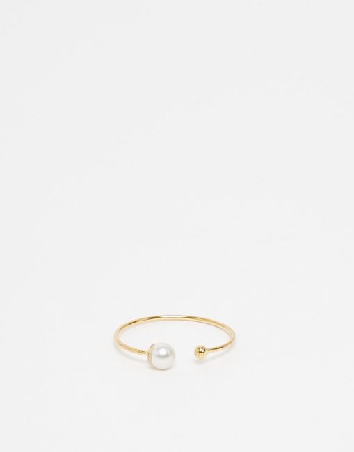 günstiges Brautoutfit: Asos Ring vergoldet