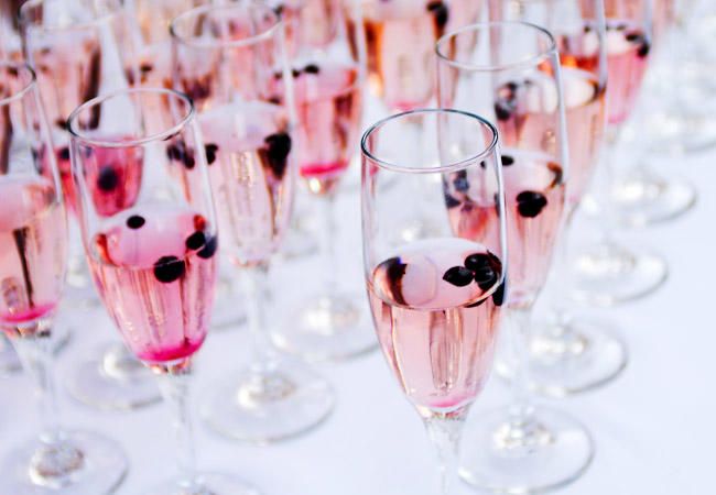 Hochzeits-Cocktails: Blushing Bride