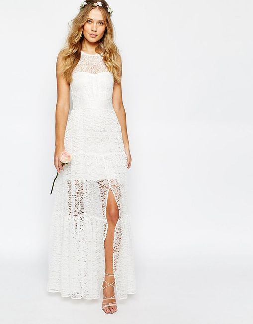 Asos Brautkleider: Body Frock Spitzenbrautkleid