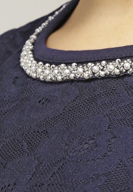 Brautjungfernkleid plus size curvy (Detail)