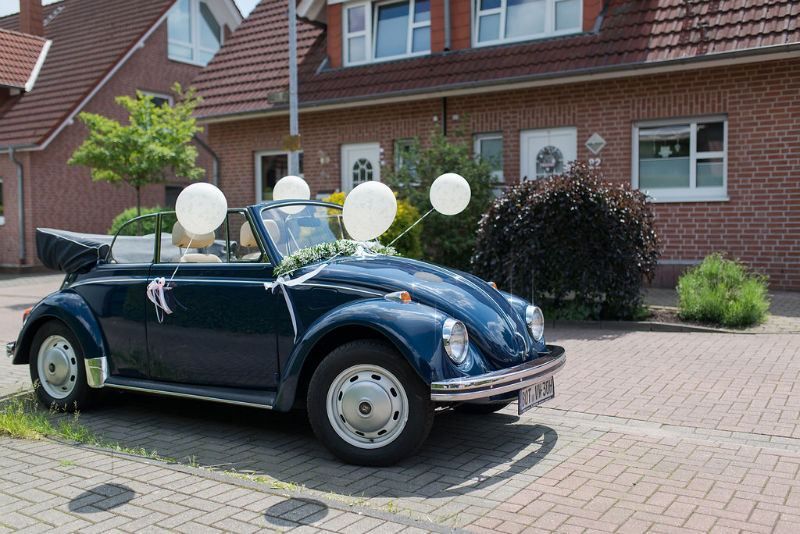 oldtimer cabrio hochzeit