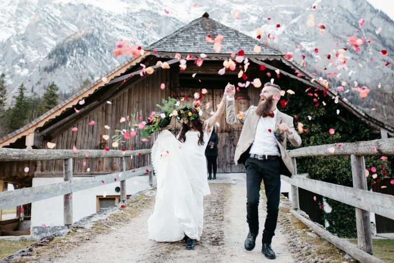 Hochzeitslieder für den Auszug