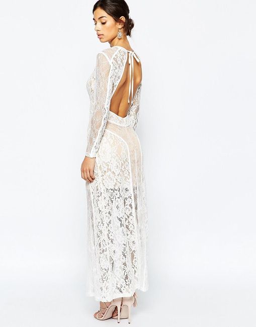 Asos Brautkleider: True Decadence Spitzenbrautkleid